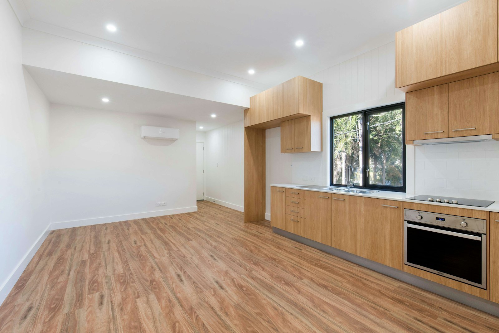 Close-up of parquet wood flooring